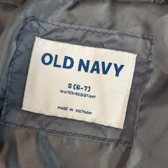 Old Navy, puffer jacket, black,.girls size 6/7 - Picture 5 of 5